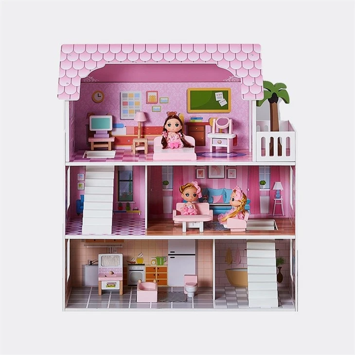 Wooden Doll House For Girl