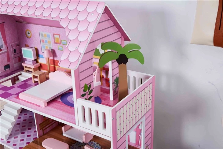 Wooden Doll House For Girl